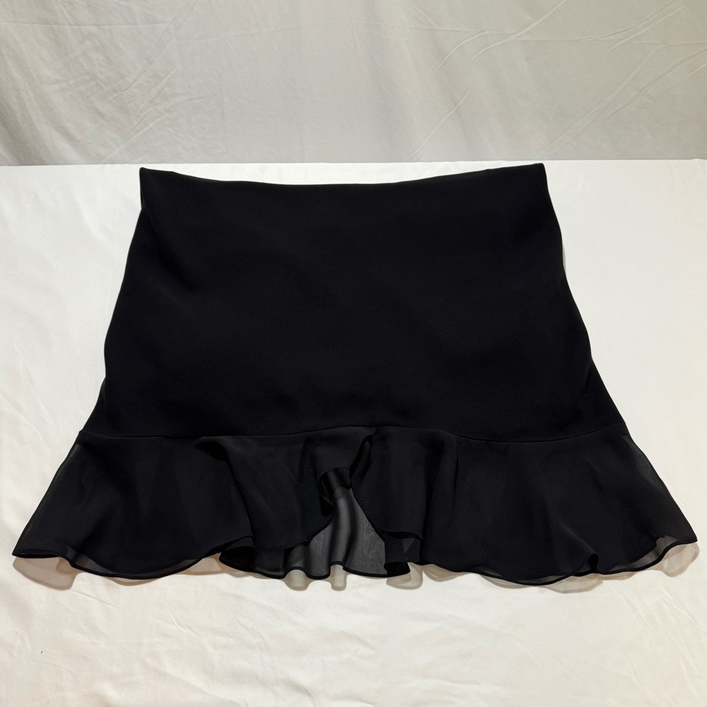 Jones Wear Black Ruffle-Trim V-Neck Midi Dress - Picture 9 of 16